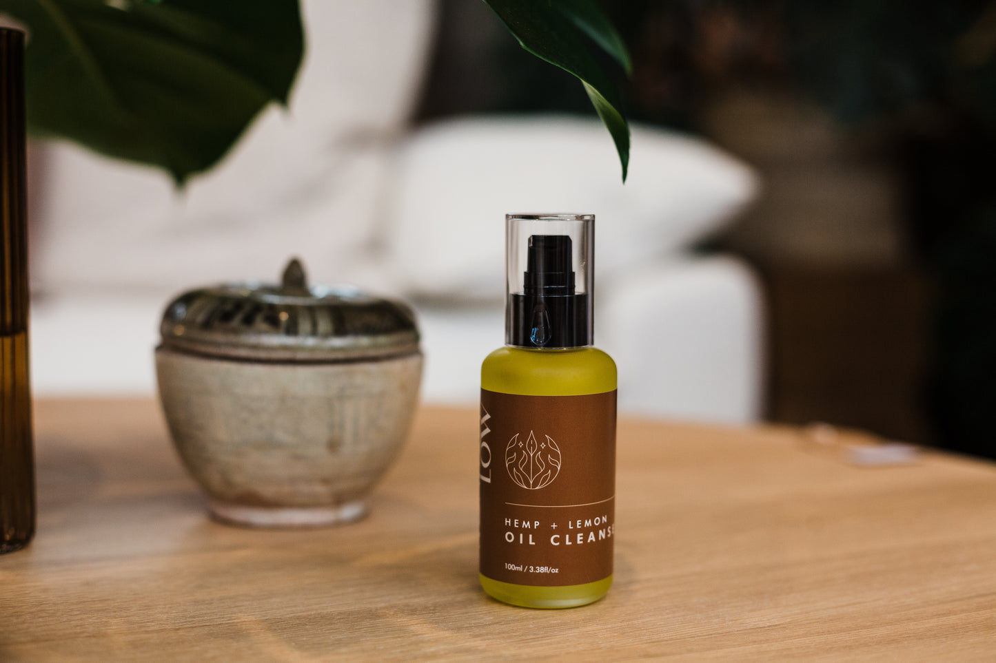 HEMP AND LEMON OIL CLEANSER 100ML